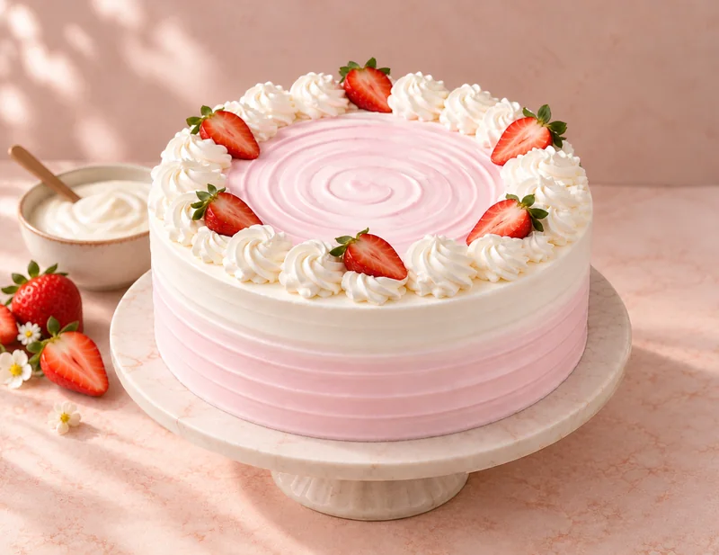 Strawberry Yogurt Cake